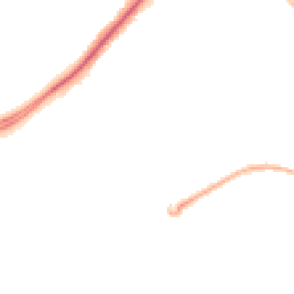Night-time road noise heatmap for IP2 0LF