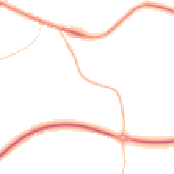 Night-time road noise heatmap for IP21 4AA