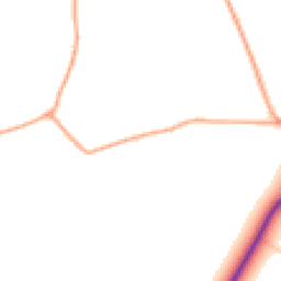 Daytime road noise heatmap for IP21 4BL