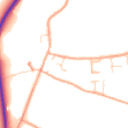 Daytime road noise heatmap for IP21 4PX