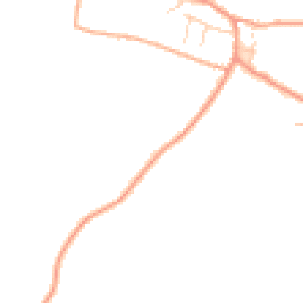 Daytime road noise heatmap for IP21 4TE