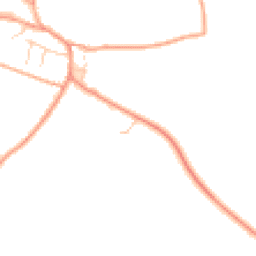 Daytime road noise heatmap for IP21 4TS