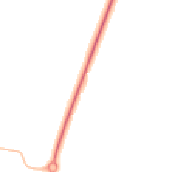 Night-time road noise heatmap for IP21 4XP