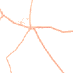 Daytime road noise heatmap for IP21 5AA