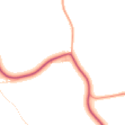Daytime road noise heatmap for IP21 5EU