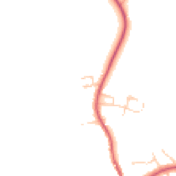 Daytime road noise heatmap for IP21 5HB