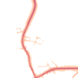 Daytime road noise heatmap for IP21 5HQ
