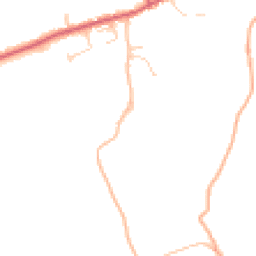 Daytime road noise heatmap for IP21 5JB