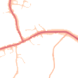 Daytime road noise heatmap for IP21 5JU