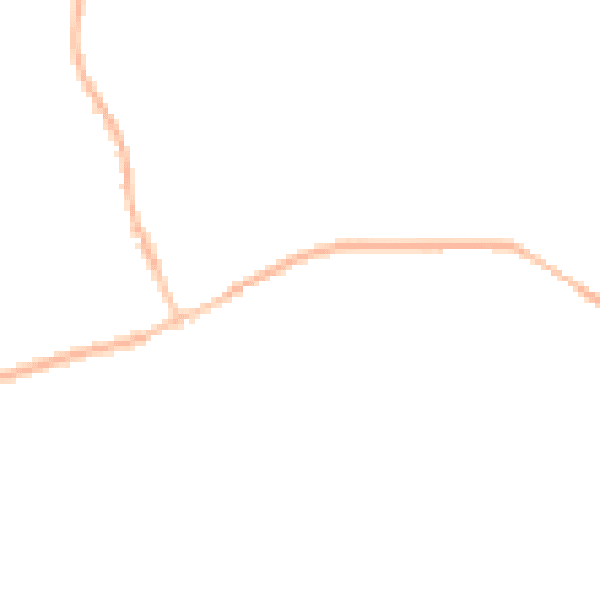 Night-time road noise heatmap for IP21 5JU