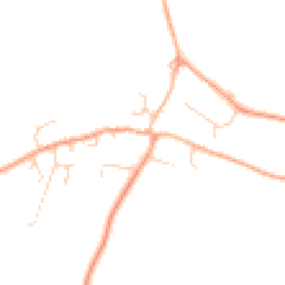 Daytime road noise heatmap for IP21 5PP