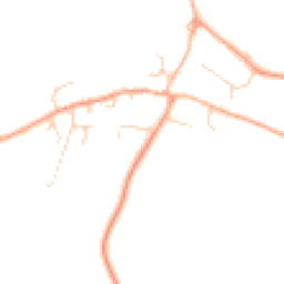 Daytime road noise heatmap for IP21 5PR