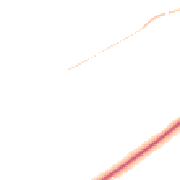 Night-time road noise heatmap for IP22 1AU