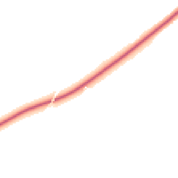 Night-time road noise heatmap for IP22 1BB