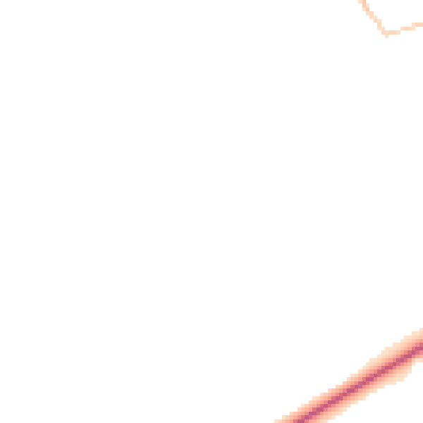 Night-time road noise heatmap for IP22 1FA
