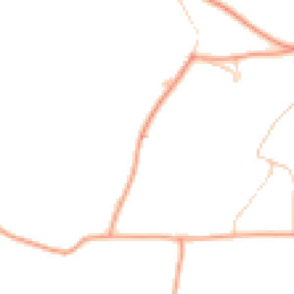 Daytime road noise heatmap for IP22 1SS