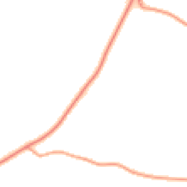Daytime road noise heatmap for IP22 2BJ