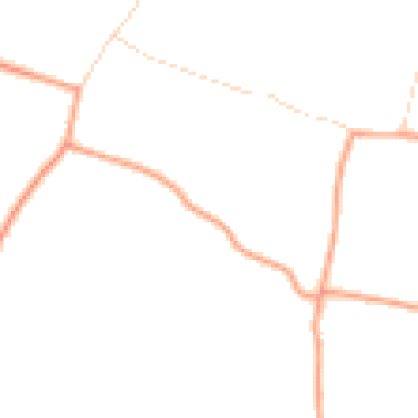 Daytime road noise heatmap for IP22 2BN
