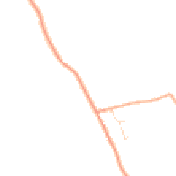 Daytime road noise heatmap for IP22 2HF