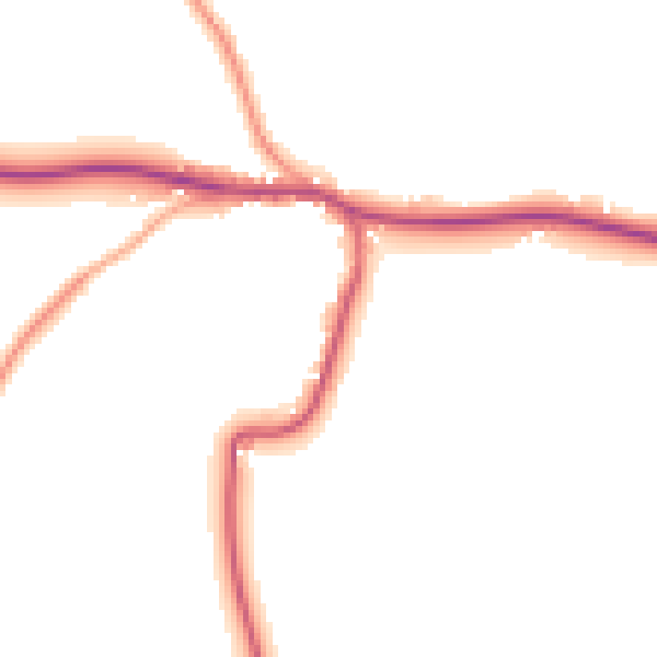 Daytime road noise heatmap for IP22 2HL