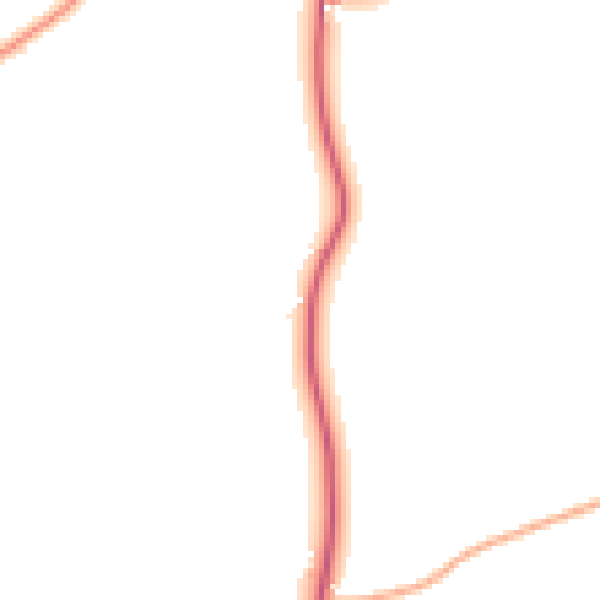 Daytime road noise heatmap for IP22 2HN