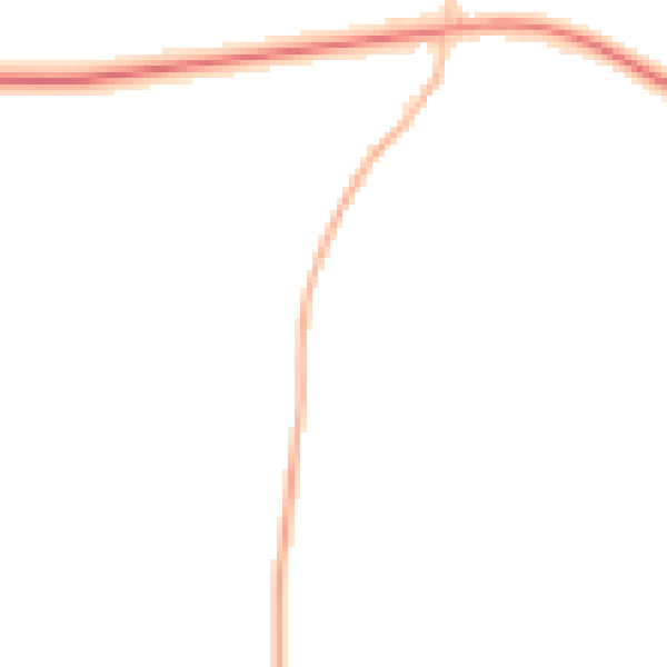 Night-time road noise heatmap for IP22 2QJ
