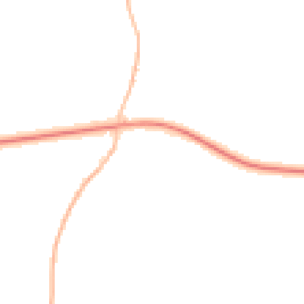 Night-time road noise heatmap for IP22 2RY