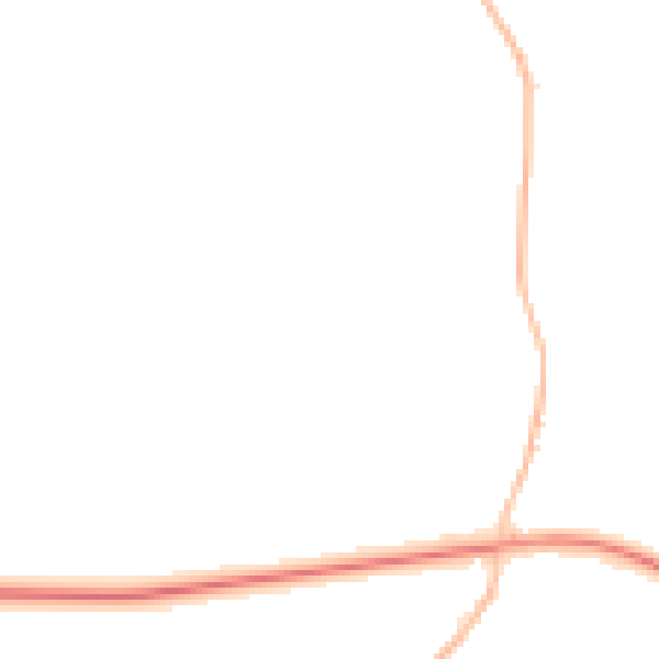 Night-time road noise heatmap for IP22 2SD