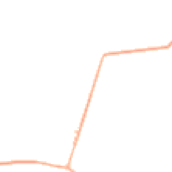 Daytime road noise heatmap for IP22 2SW