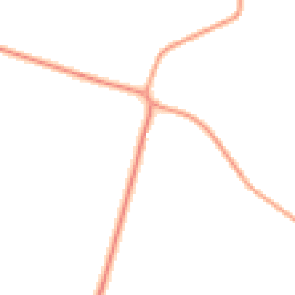 Daytime road noise heatmap for IP22 2TJ