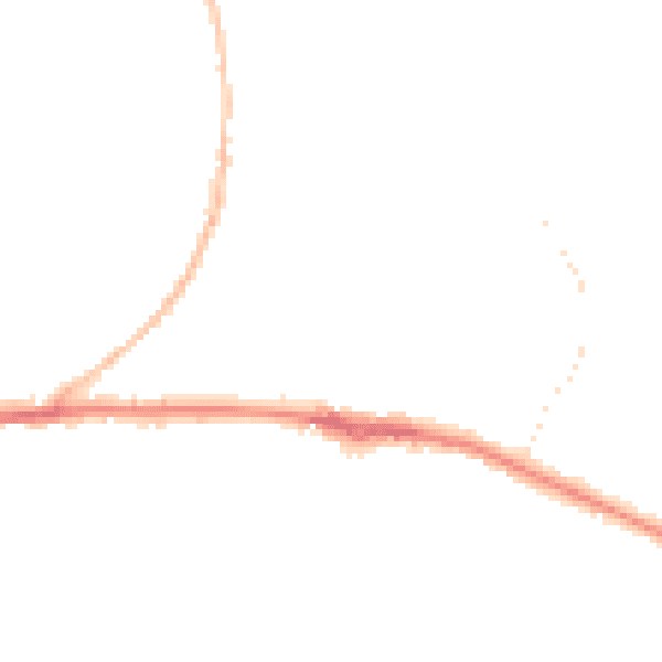 Night-time road noise heatmap for IP22 4AG