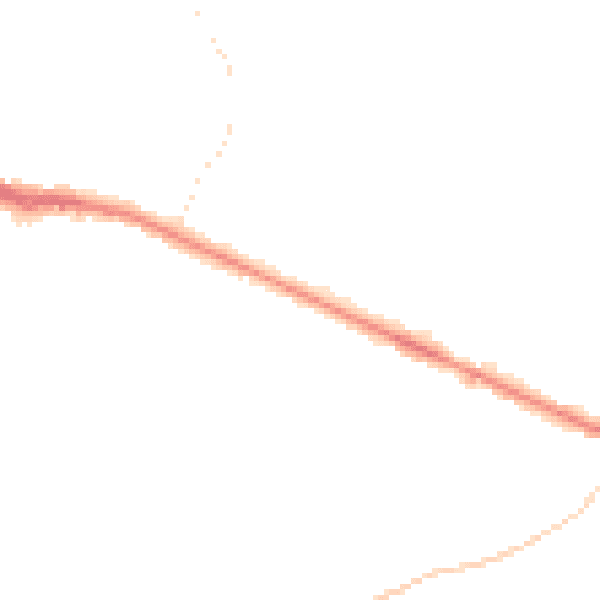 Night-time road noise heatmap for IP22 4JG