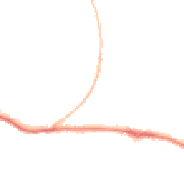 Night-time road noise heatmap for IP22 4LE