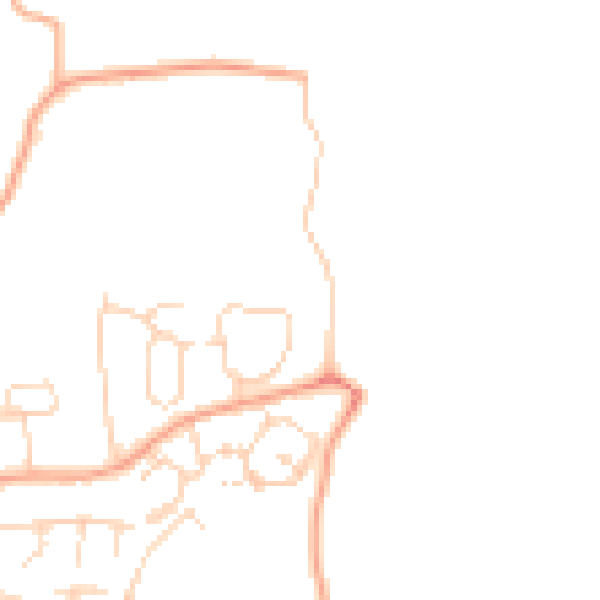 Daytime road noise heatmap for IP22 4UJ