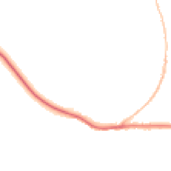 Night-time road noise heatmap for IP22 4WZ