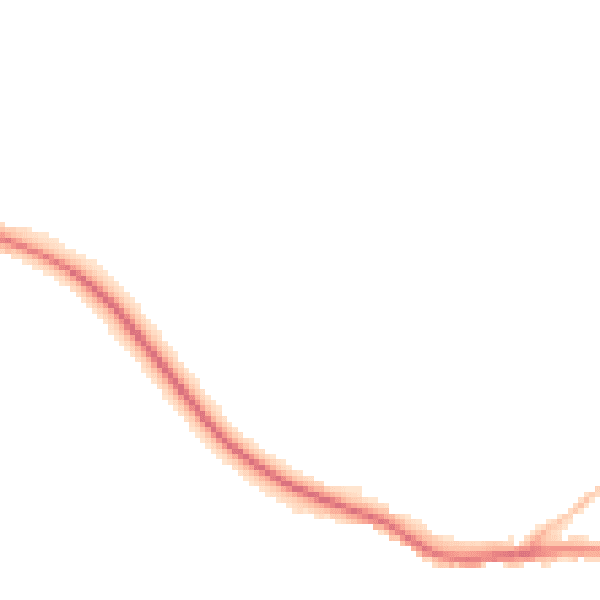 Night-time road noise heatmap for IP22 5BA