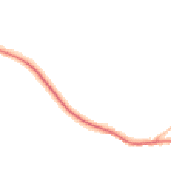 Night-time road noise heatmap for IP22 5BB
