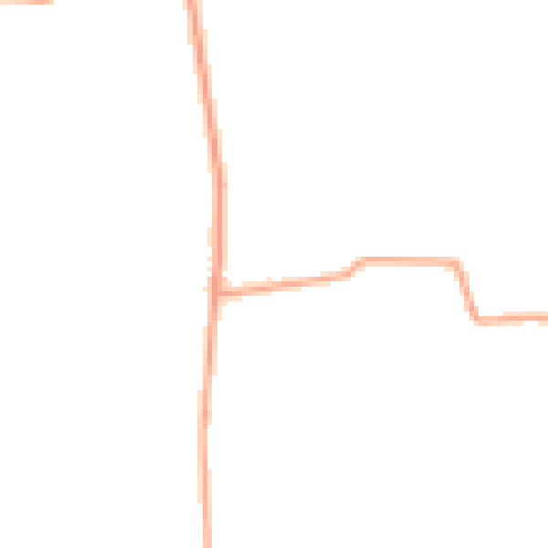 Daytime road noise heatmap for IP22 5TE