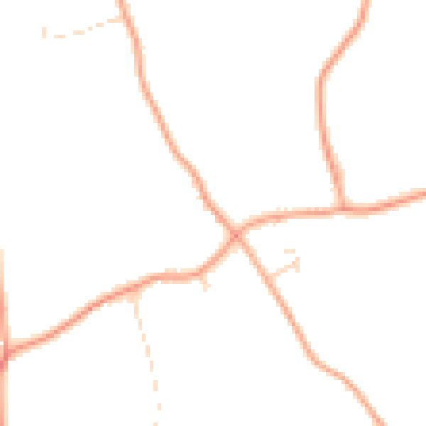 Daytime road noise heatmap for IP22 5TW