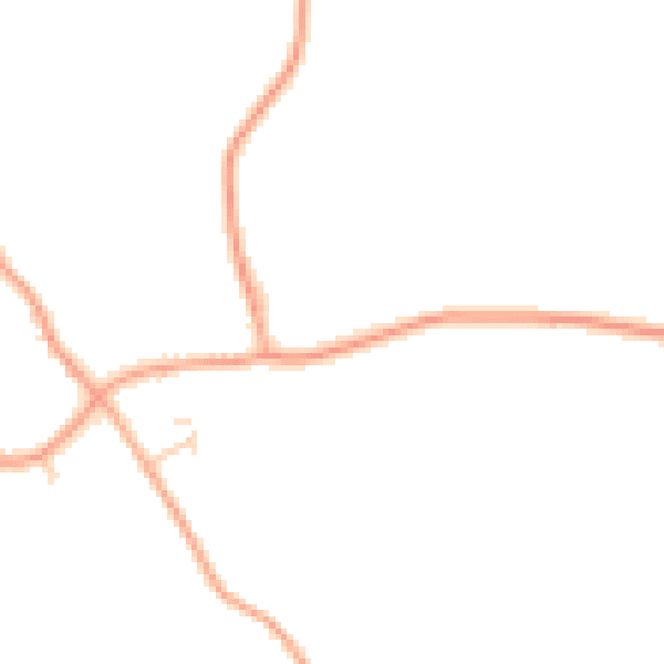 Daytime road noise heatmap for IP22 5UA