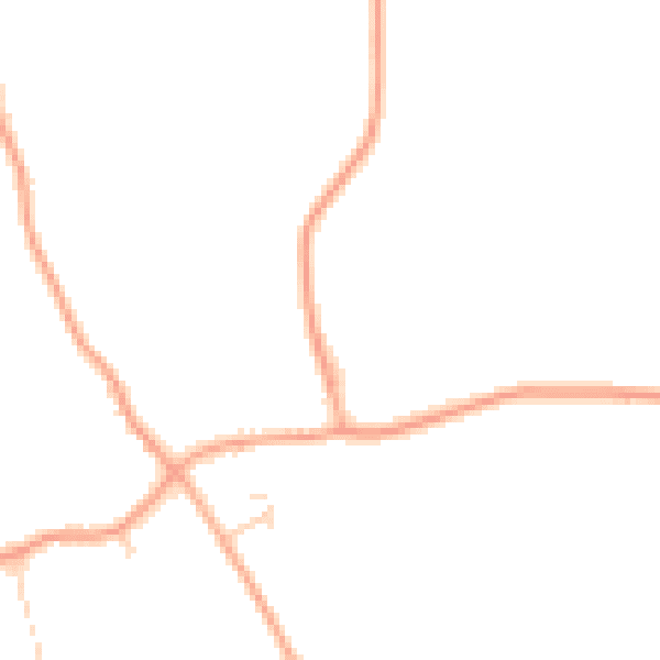 Daytime road noise heatmap for IP22 5UD