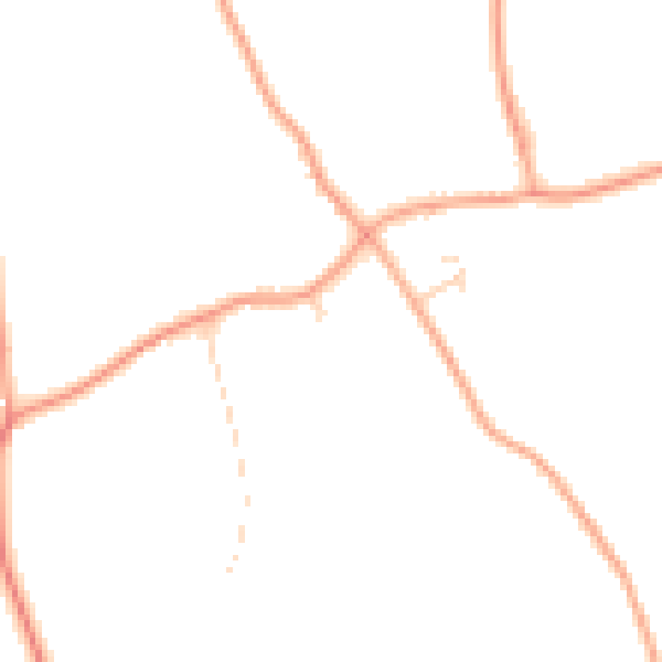Daytime road noise heatmap for IP22 5UG