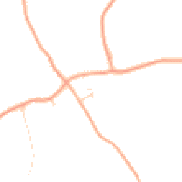 Daytime road noise heatmap for IP22 5XD
