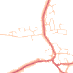 Daytime road noise heatmap for IP23 7BJ