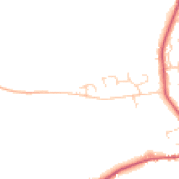 Daytime road noise heatmap for IP23 7DE