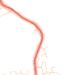 Daytime road noise heatmap for IP23 7DG