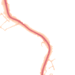 Daytime road noise heatmap for IP23 7FA