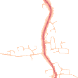 Daytime road noise heatmap for IP23 7HQ