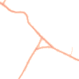 Daytime road noise heatmap for IP23 7JH