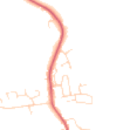 Daytime road noise heatmap for IP23 7LF